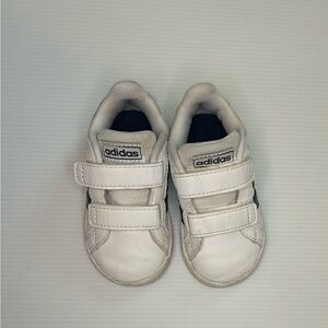Adidas Kids White Sneakers